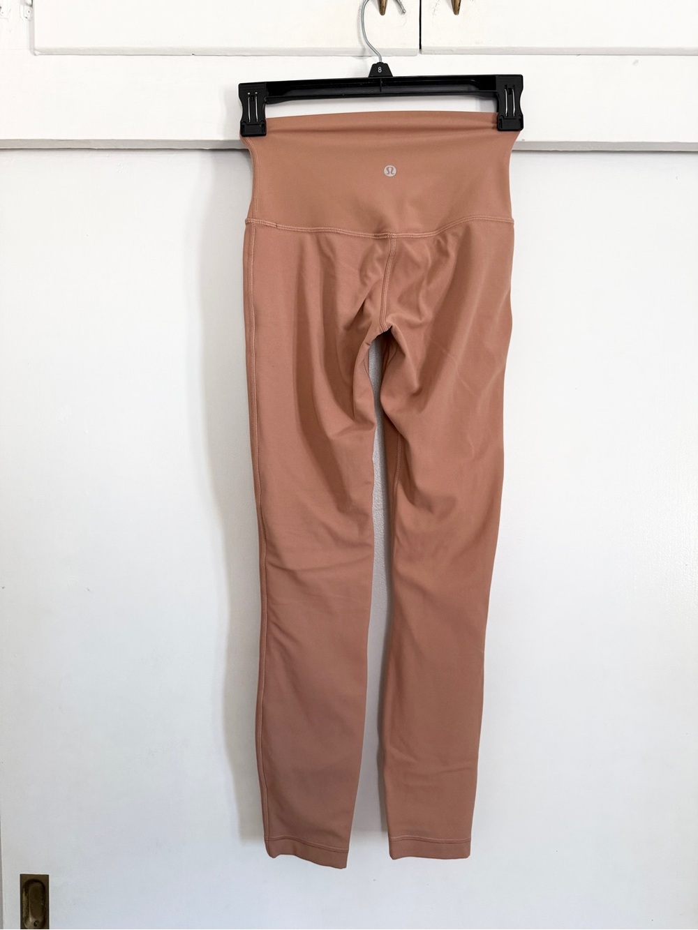 Lululemon tan nude color workout athletic leggings 2